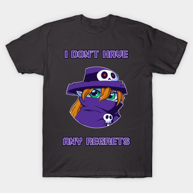 I Don't Have Any Regrets T-Shirt by VibrantEchoes